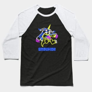 Gabumon Neon Baseball T-Shirt